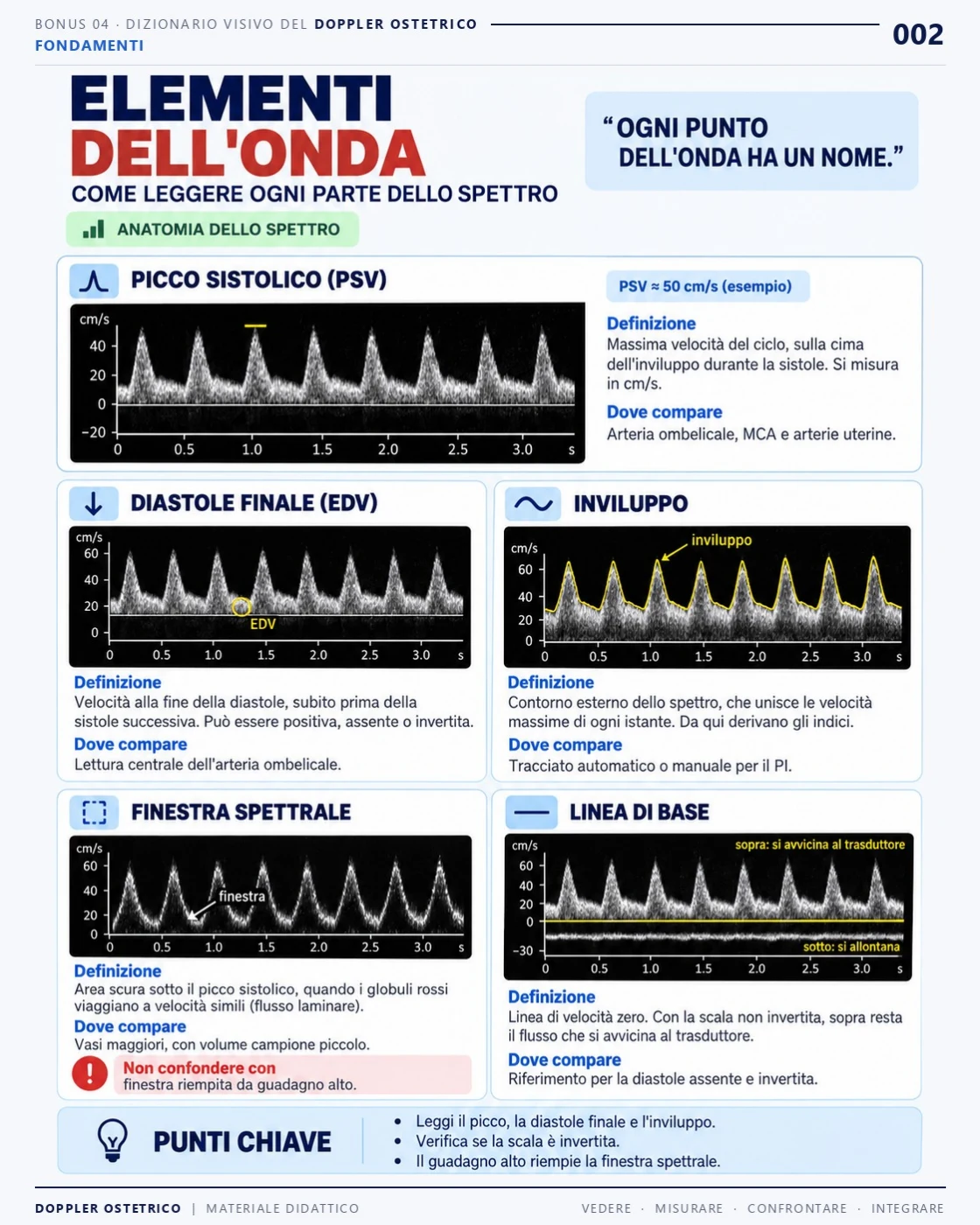 Esempio di pagina: Dizionario Visivo del Doppler Ostetrico